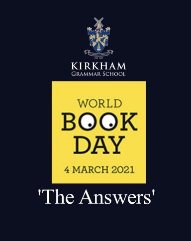 Image of Headmaster’s World Book Day Assembly - The Answers