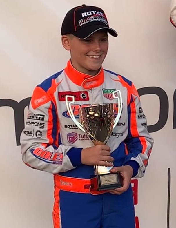 Image of Sam finishes second in the Motorsport British Kart Championships 