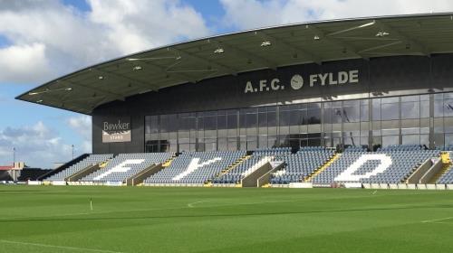 Image of Lower 6th Geography students visit AFC Fylde 