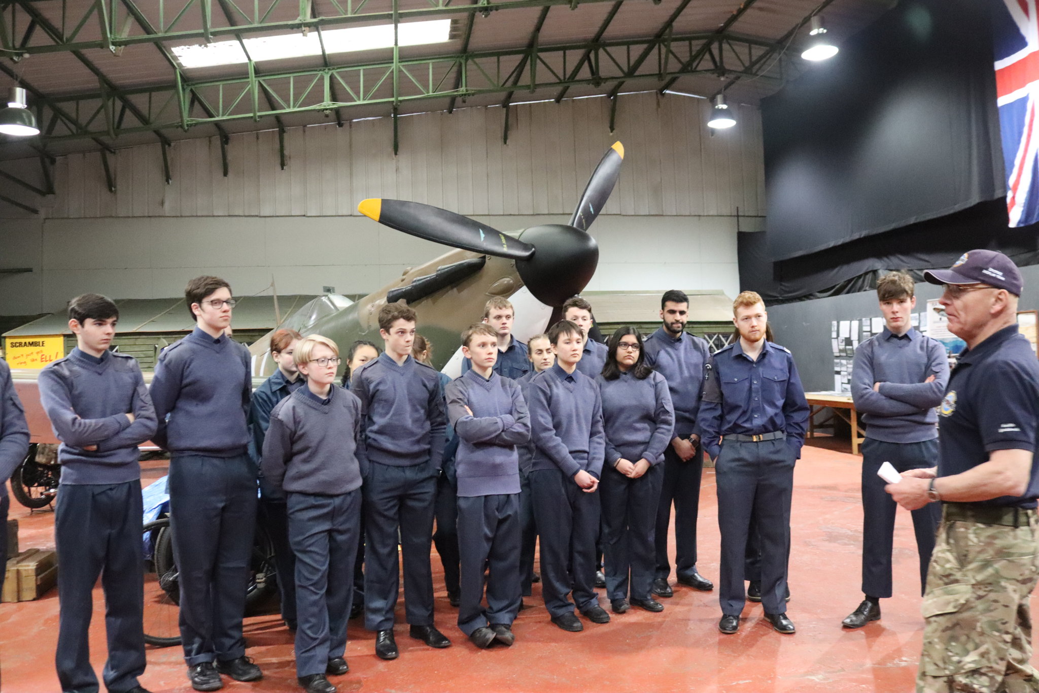 Image of RAF Cadets visit Hangar 42