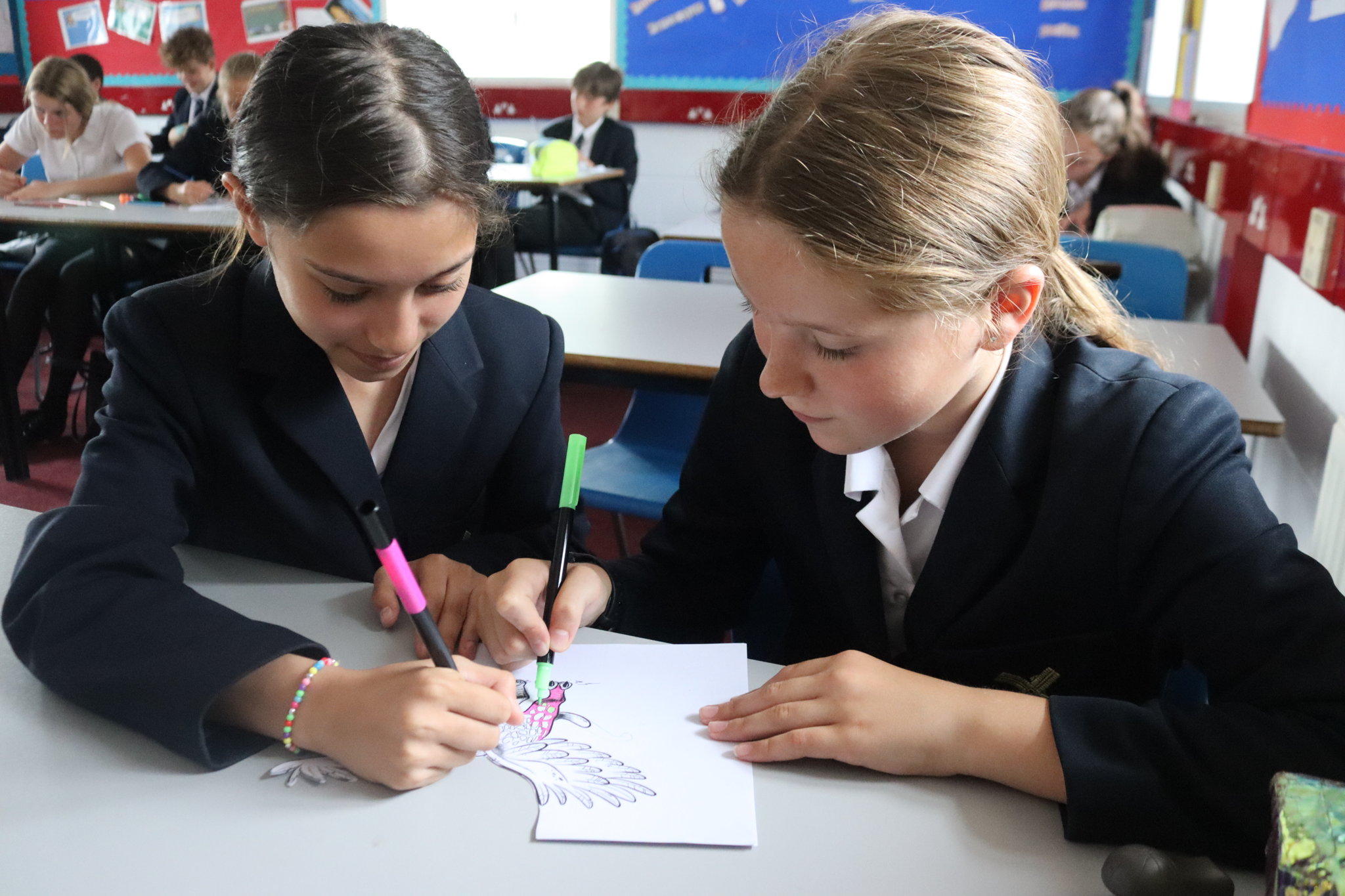 Image of First Year Spanish Pupils' Alebrijes Creations