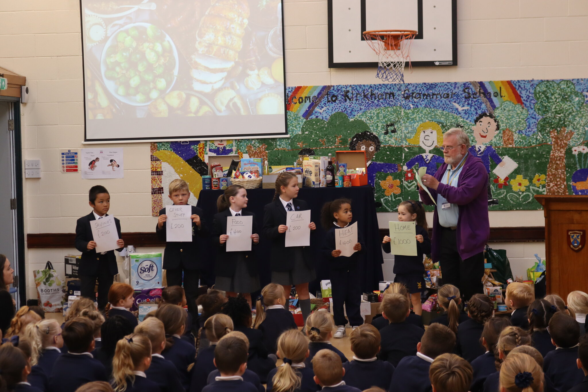 Image of Harvest Assembly for Fylde Foodbank