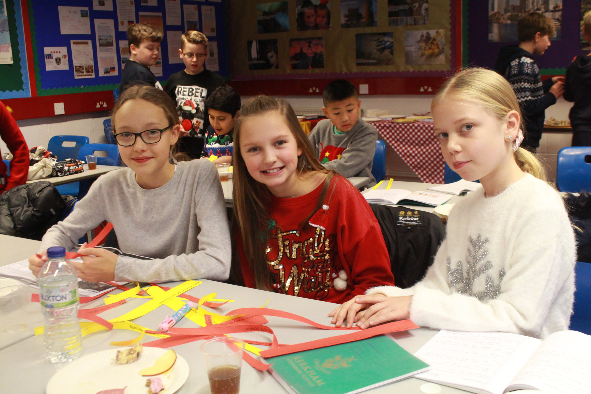 Image of First Year pupils enjoy a German breakfast!