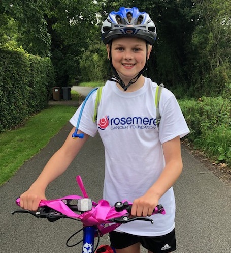 Image of Lewis completes 1000km for Rosemere Cancer Foundation