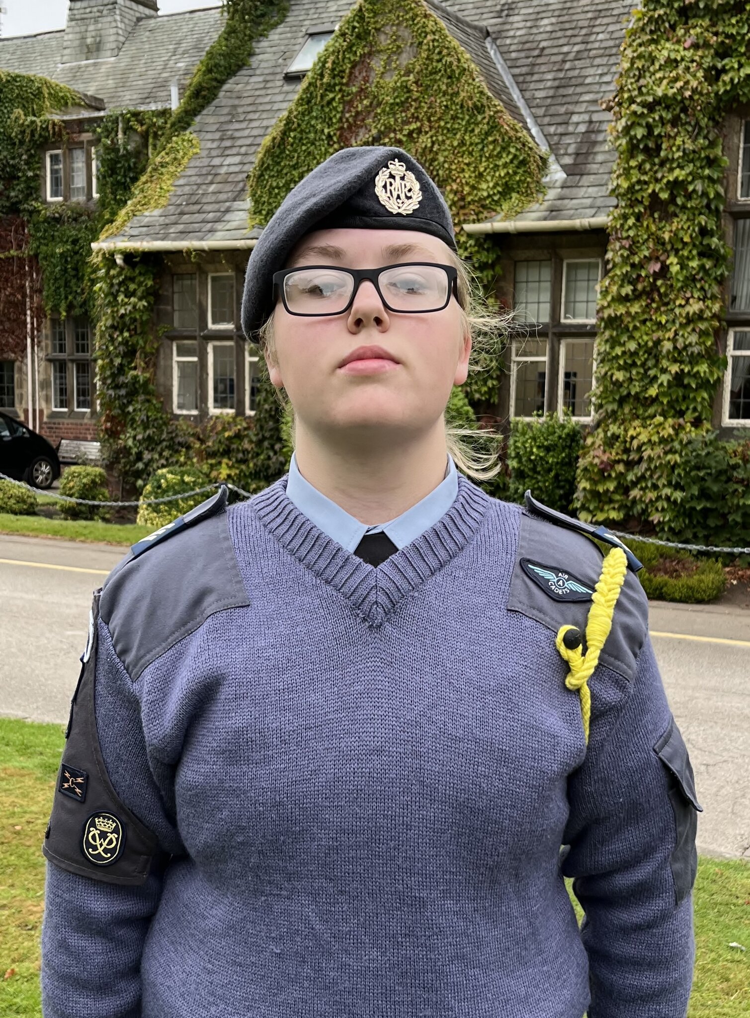 Image of Upper Sixth pupil, Jennifer, selected as RAF Senior Cadet & promoted to Flight Sergeant