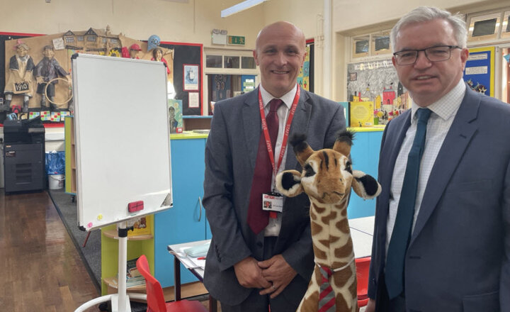 Image of MP Visits School