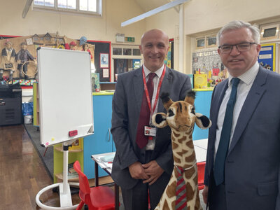 Image of MP Visits School