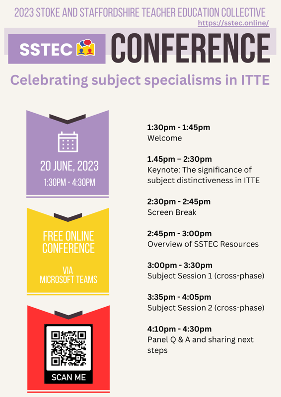 Image of Conference - Celebrating Subject Specialisms in ITTE