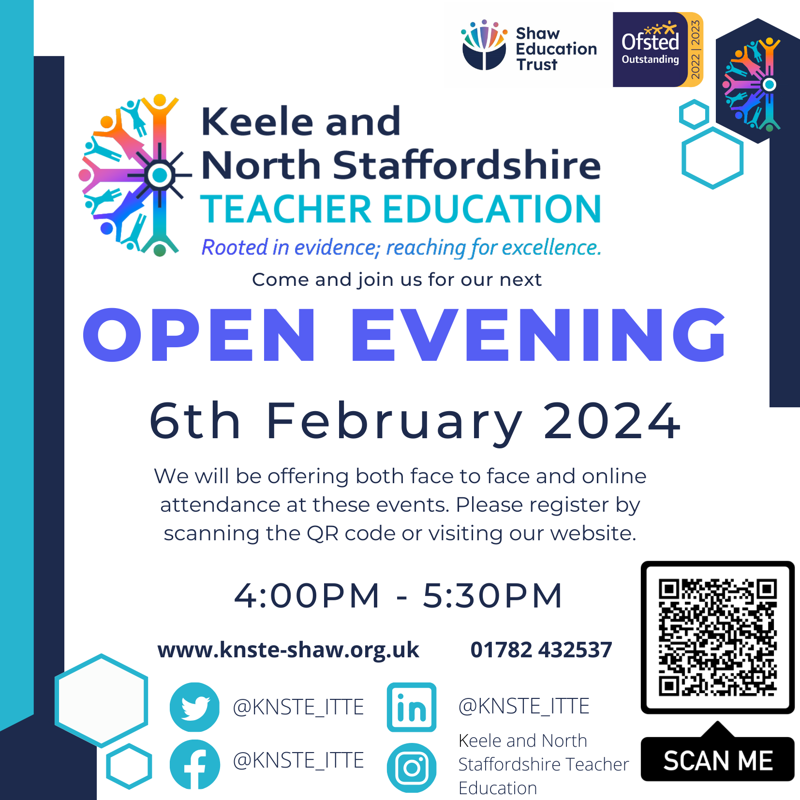 Image of KNSTE open evening next week!