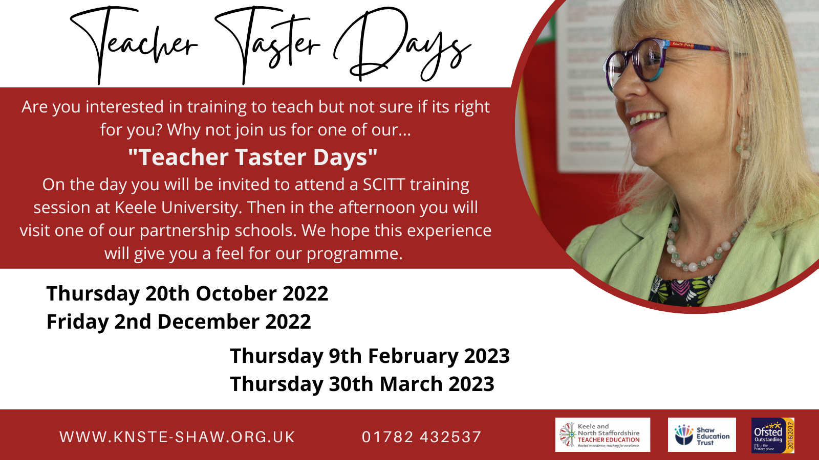 Image of Teacher Taster Day