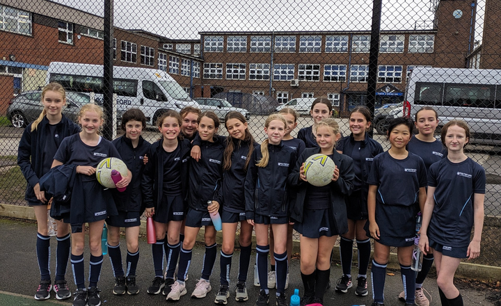 Image of Year 7 Netball  Mid-Cheshire Festival