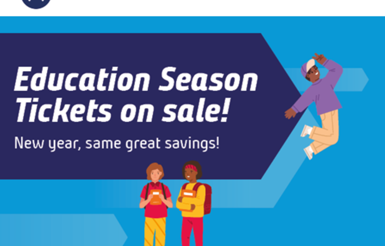 Image of Education Season tickets back on sale! ❄️ Save up to 75% on the school run