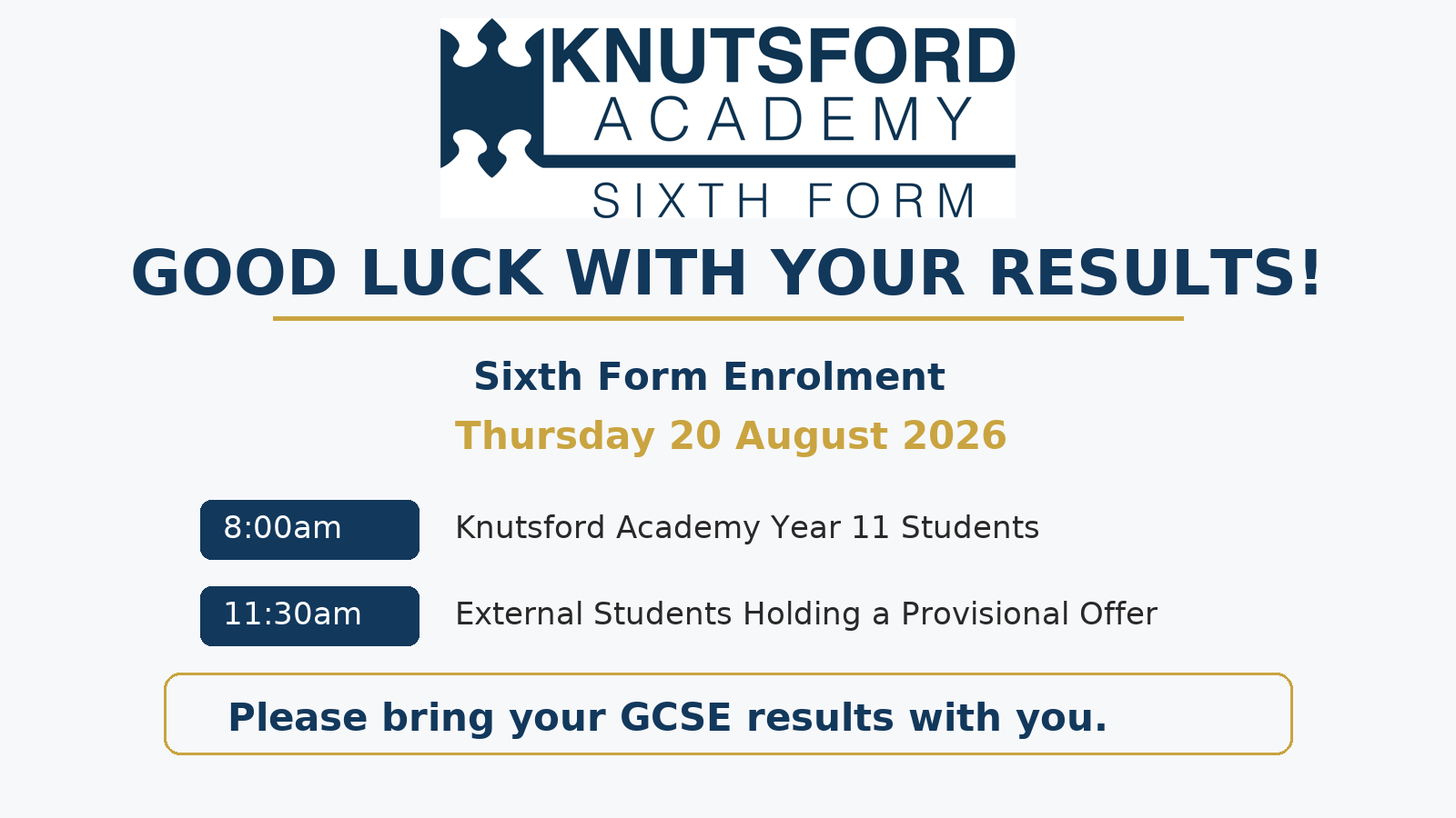 Image of Sixth Form Enrolment