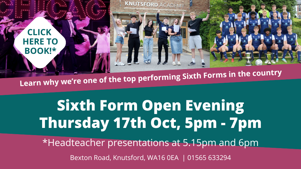 Image of Bookings are now live for our Sixth Form Open Evening