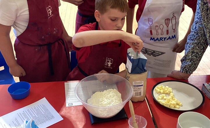 Image of Y5 have been baking scones!