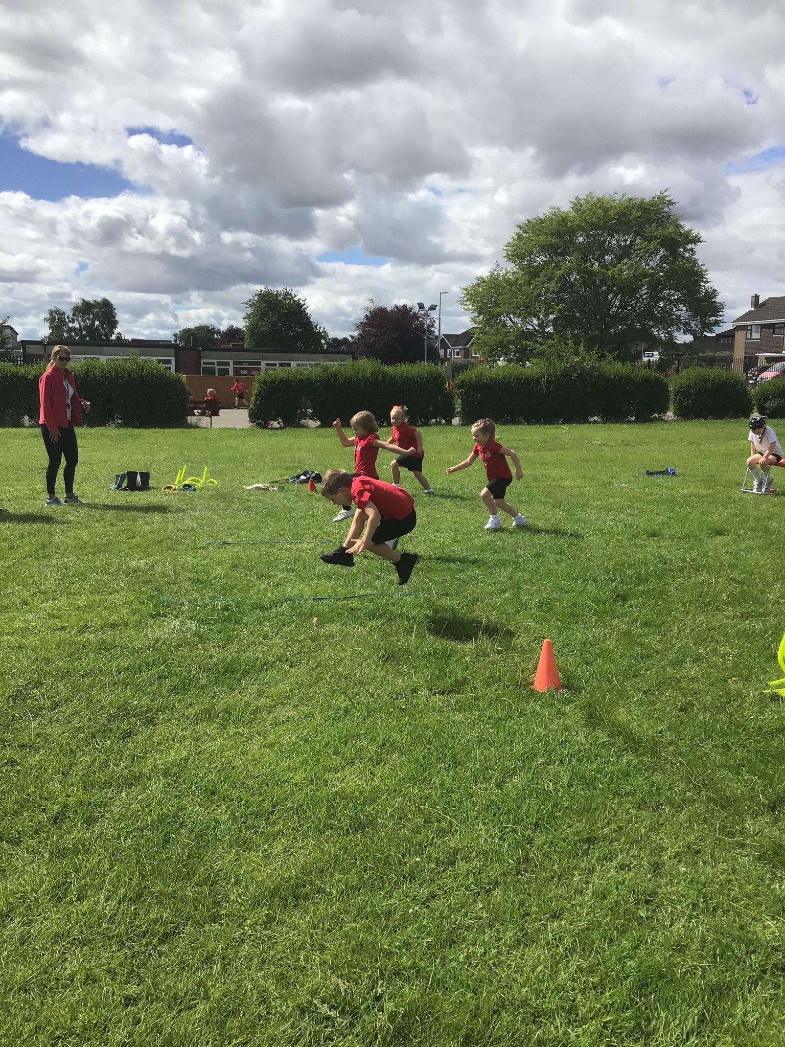 Image of Socially Distanced Sports Day