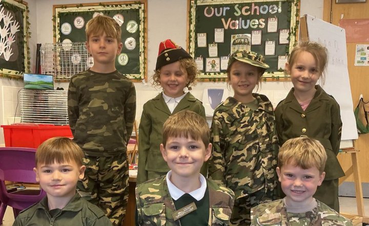 Image of Larkhill Primary School Supports BFBS Big Salute Day