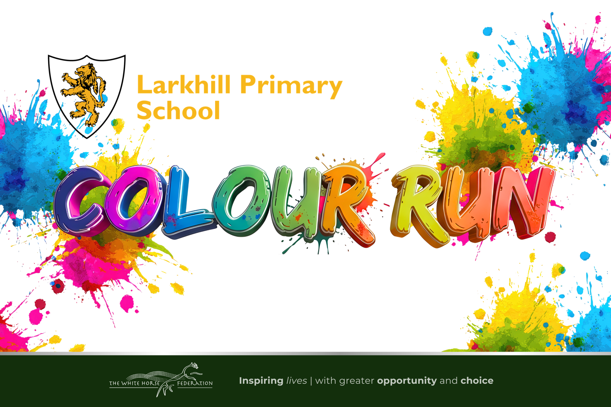 Image of Larkhill PTA Colour run