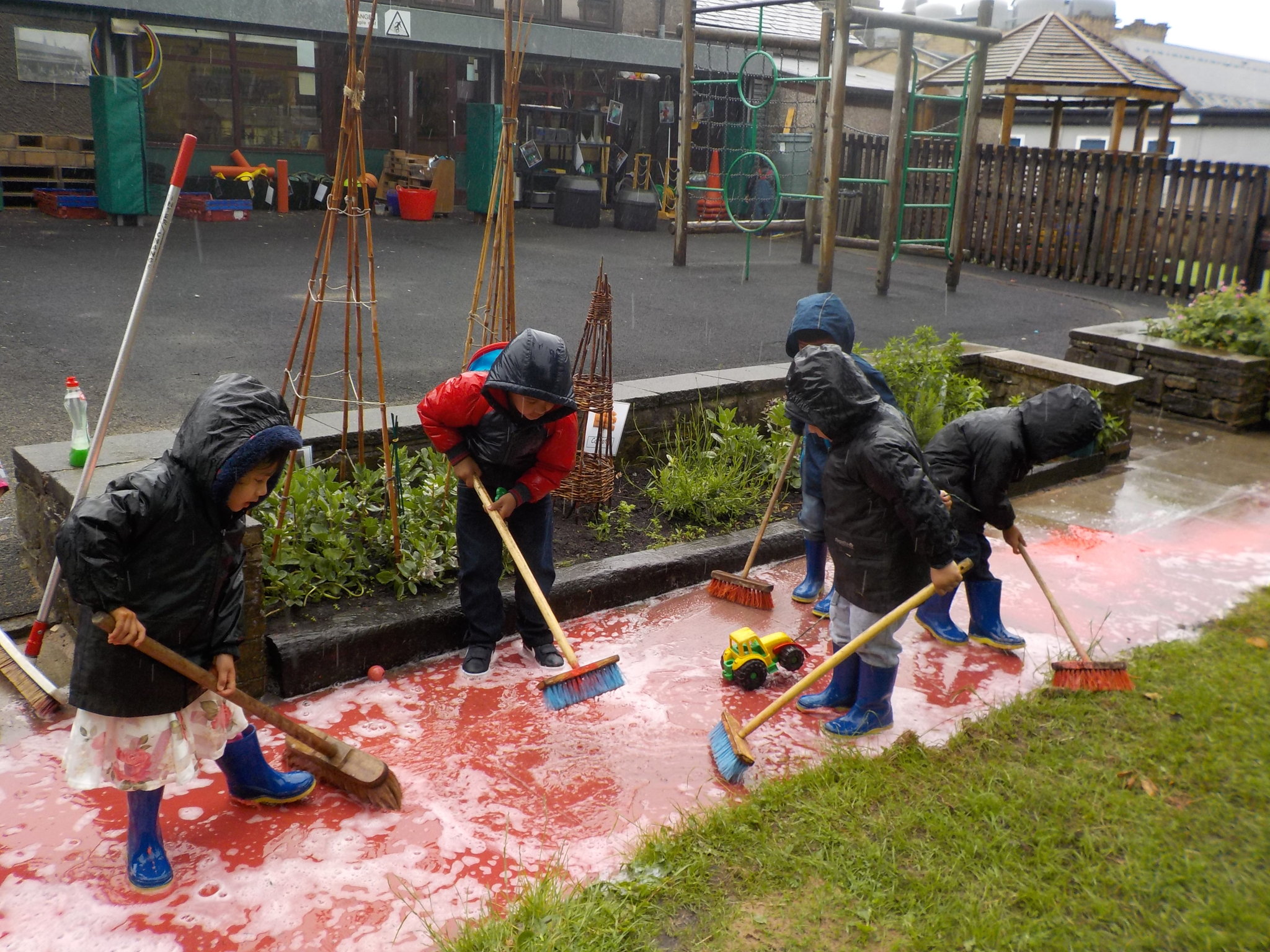 Image of Fun in the rain!