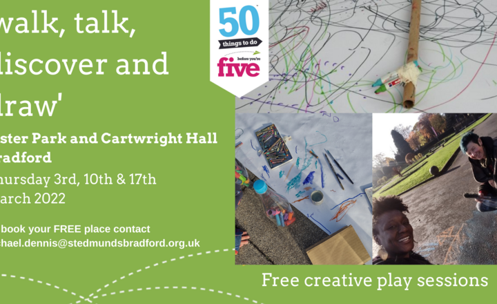 Image of Lister Park and Cartwright Hall 'walk, talk, discover and draw'