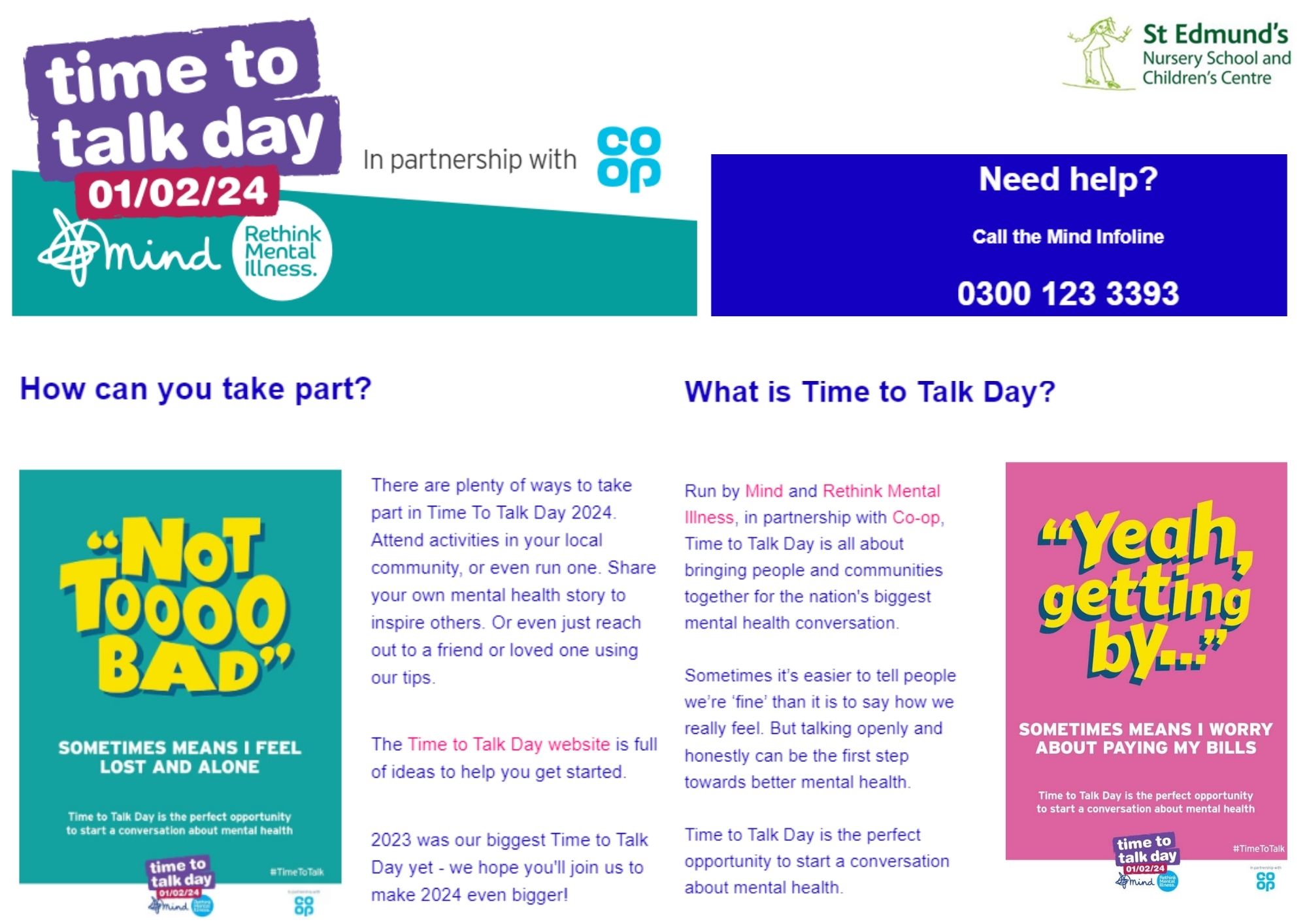 Image of Time to talk day 