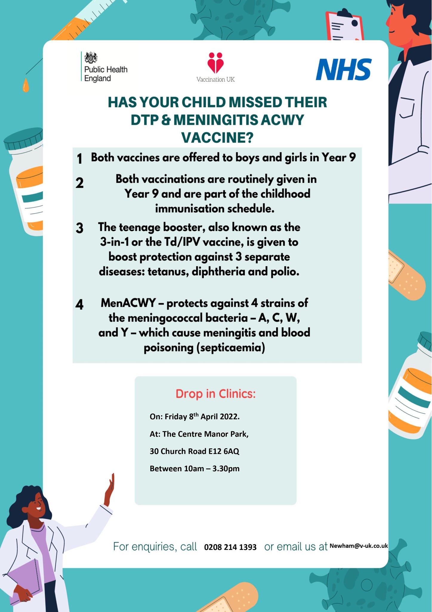 Image of Year 9 Immunisation Vaccines
