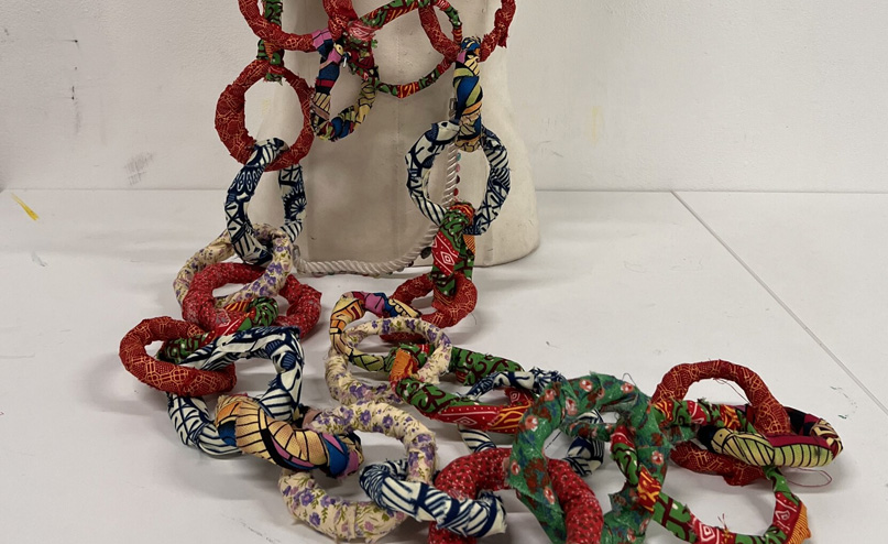 Image of Little Ilford School Jewellery-Making for Art Matters at UEL Docklands Campus 