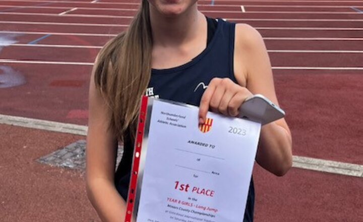 Image of County Long Jump Champion !