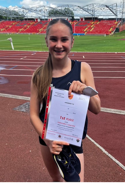 Image of County Long Jump Champion !