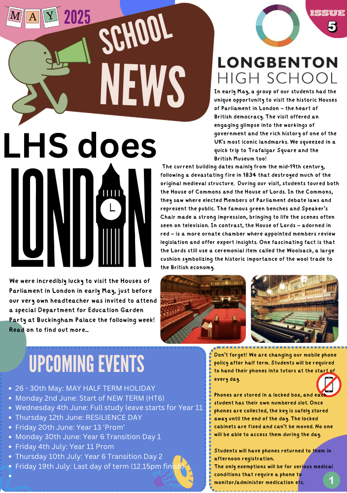 Image of May Half Term Newsletter