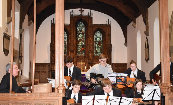 Image of Eighty students celebrate the coming of Christmas at annual Carol Service 