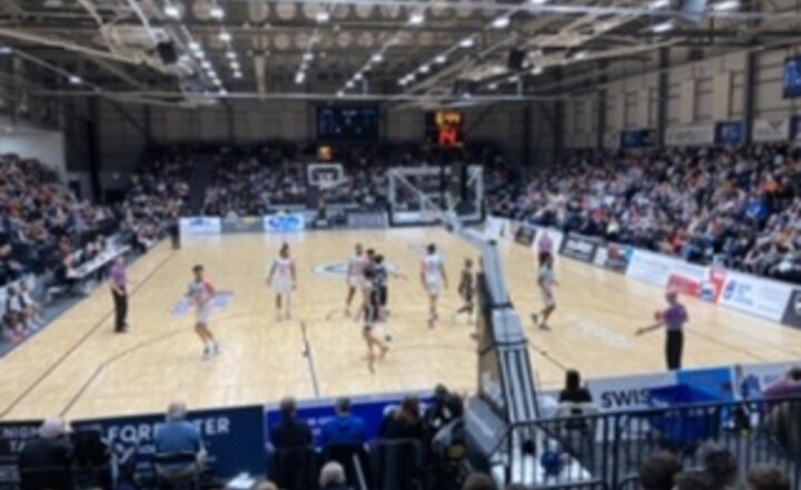 Image of LHS at Newcastle Eagles Basketball Match 