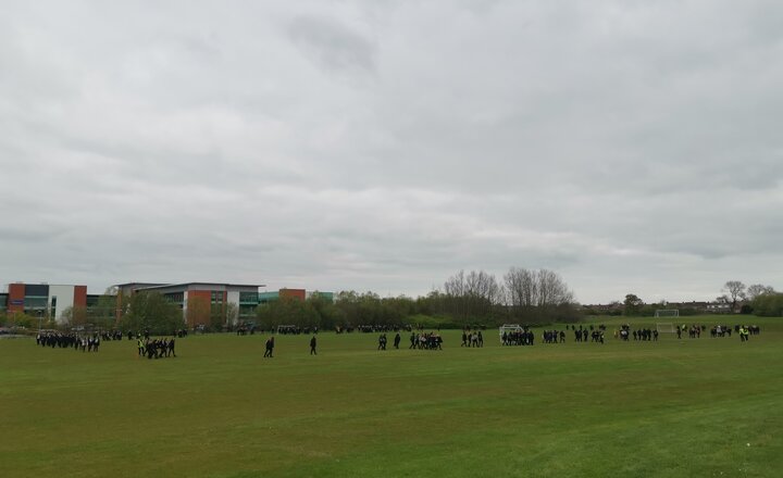 Image of North Tyneside Active Mile event at LHS 28th April 2022