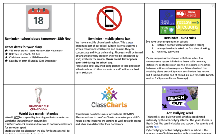 Image of Parent Comms 17.11.22