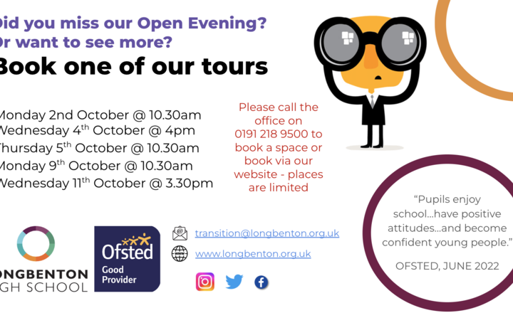 Image of Open Evening Tours - October 2023