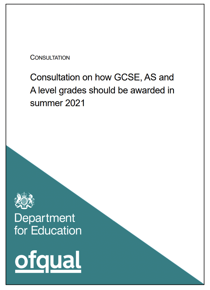 Image of Exams update - Ofqual consultation (Deadline: January 29th)