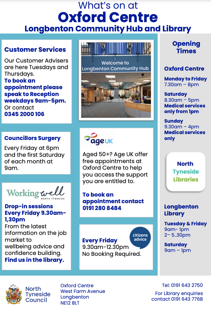 Image of Oxford Centre Longbenton - November Newsletter