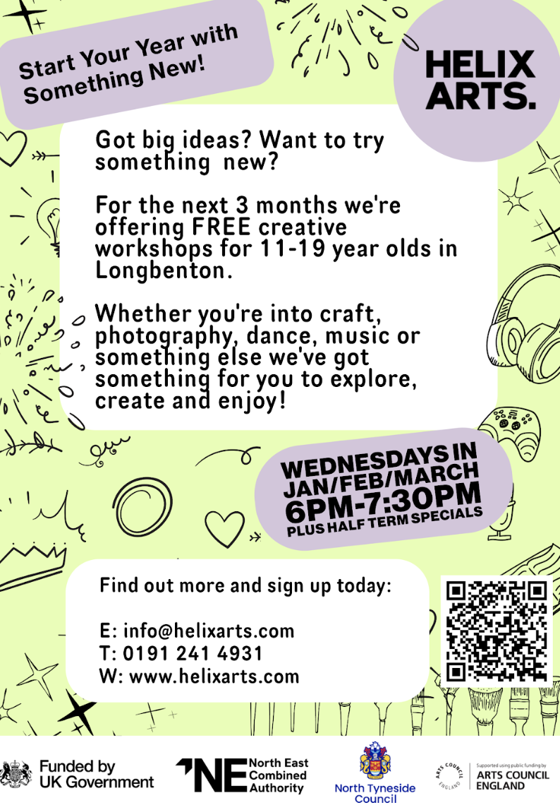 Image of Helix Arts - Local Event - Wednesdays Jan-March 2025