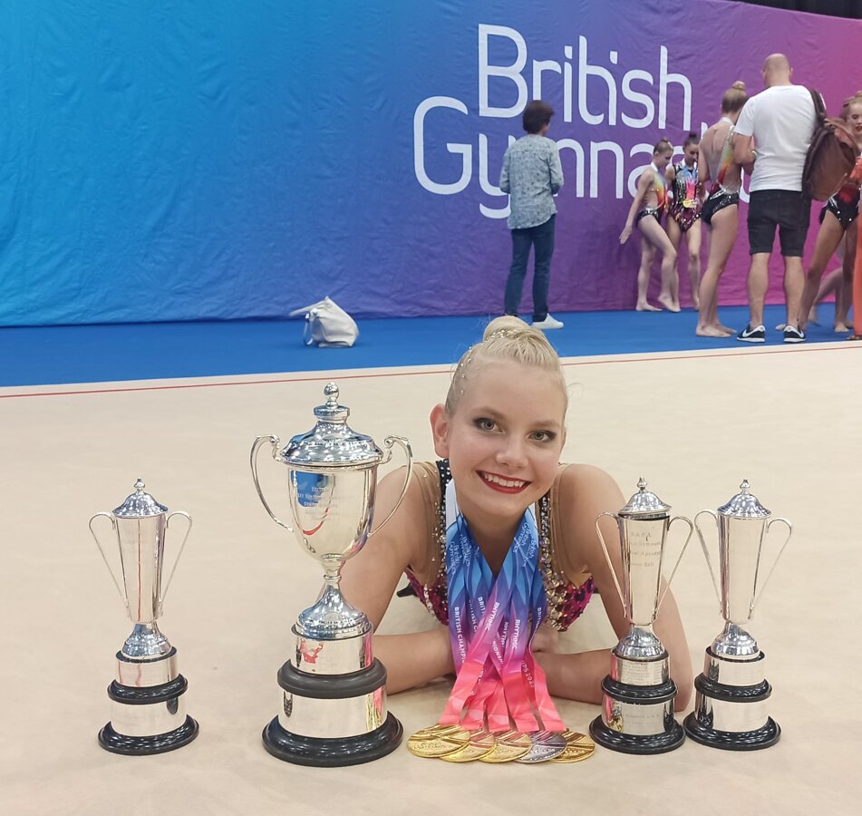 Image of Lytham High School's Nicole Claims Multiple Titles at British Gymnastics Championships 2023