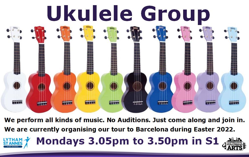 Image of Ukulele group -  all years