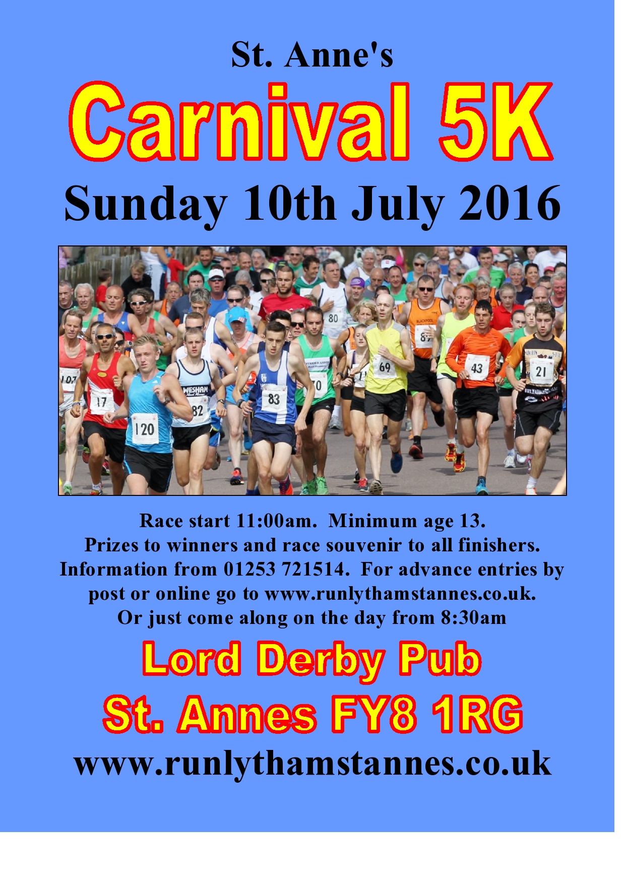 Image of St Anne's Carnival 5k Run