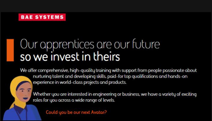 Image of BAE Systems Apprenticeships UK Virtual Career Open Events