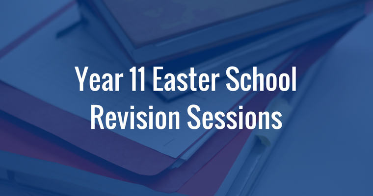 Image of Year 11 Easter School Revision Sessions