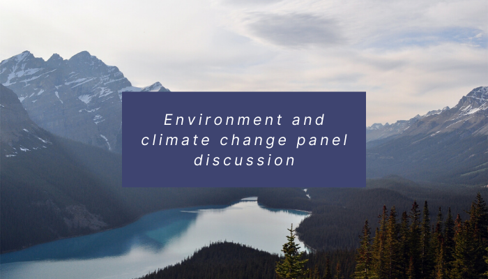 Image of Environment and Climate Change Panel Discussion