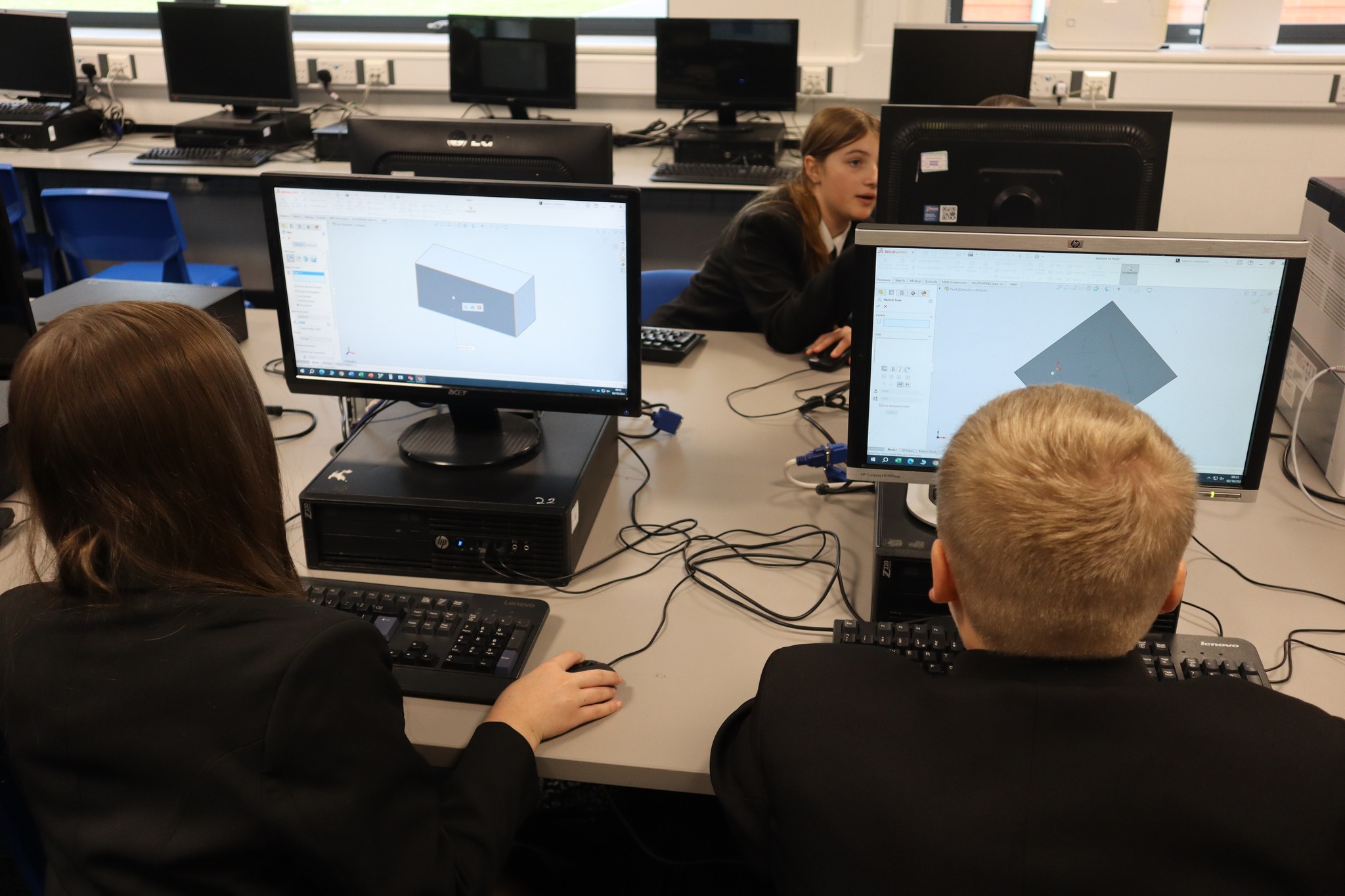 Image of  Year 7s Exploring CAD in Design Technology! 