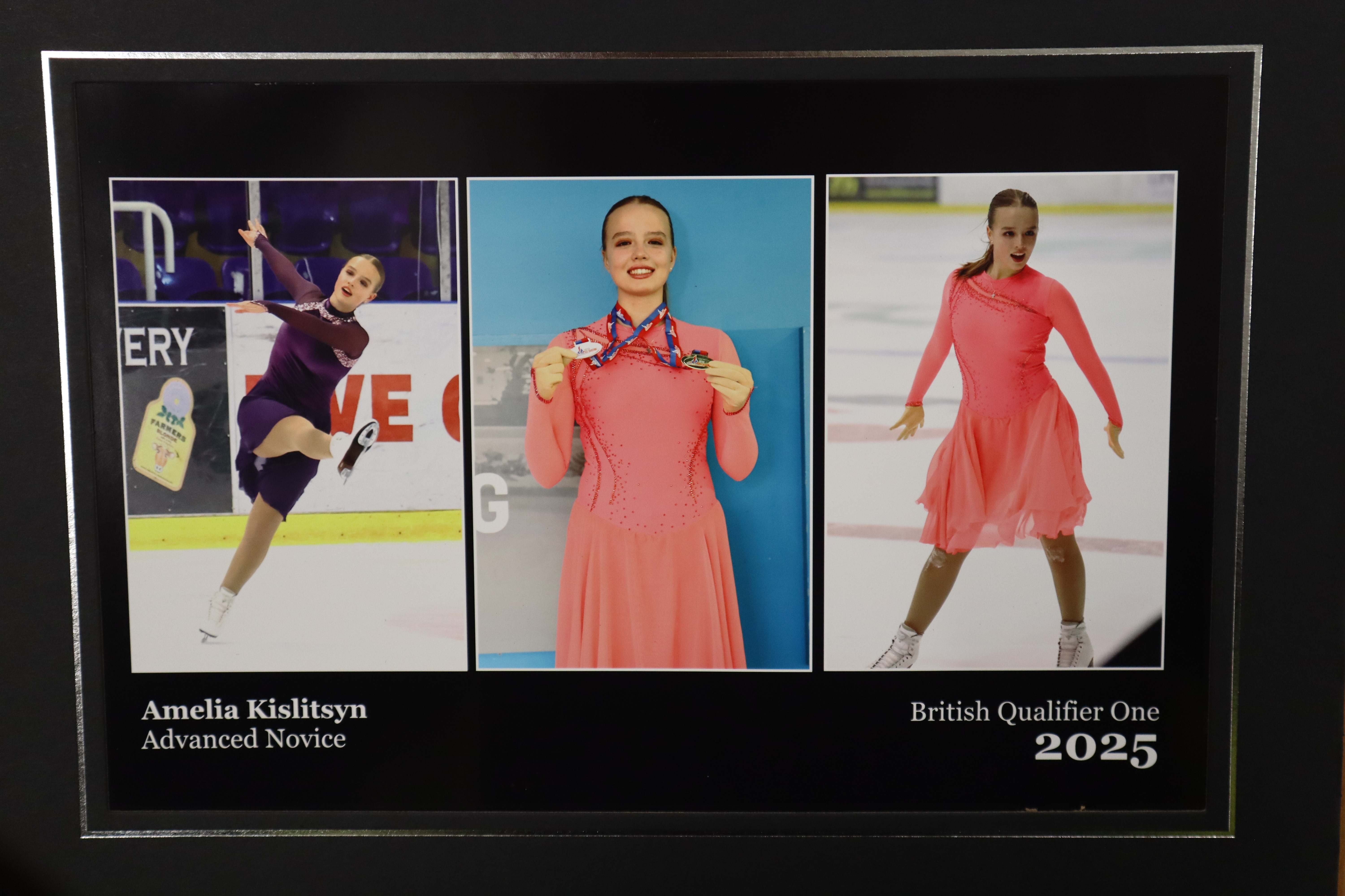 Image of Amelia Wins Gold at British Ice Skating Qualifier