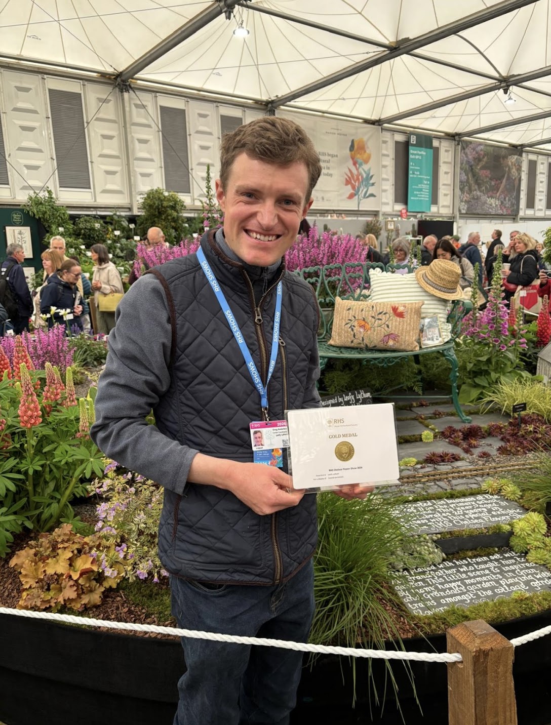Image of LSA Alumni Wins Gold at RHS Chelsea Flower Show