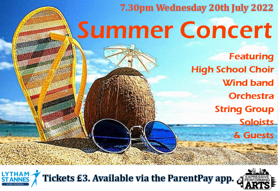 Image of  Save the date! - LSA Summer Concert - 20th July 2022.