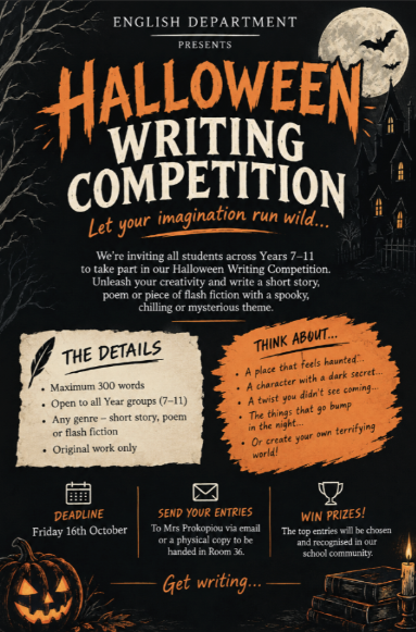 Image of Halloween Writing Competition