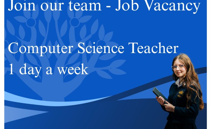 Image of New job opportunity - KS 3-4 Computer Science Teacher - 1 day a week